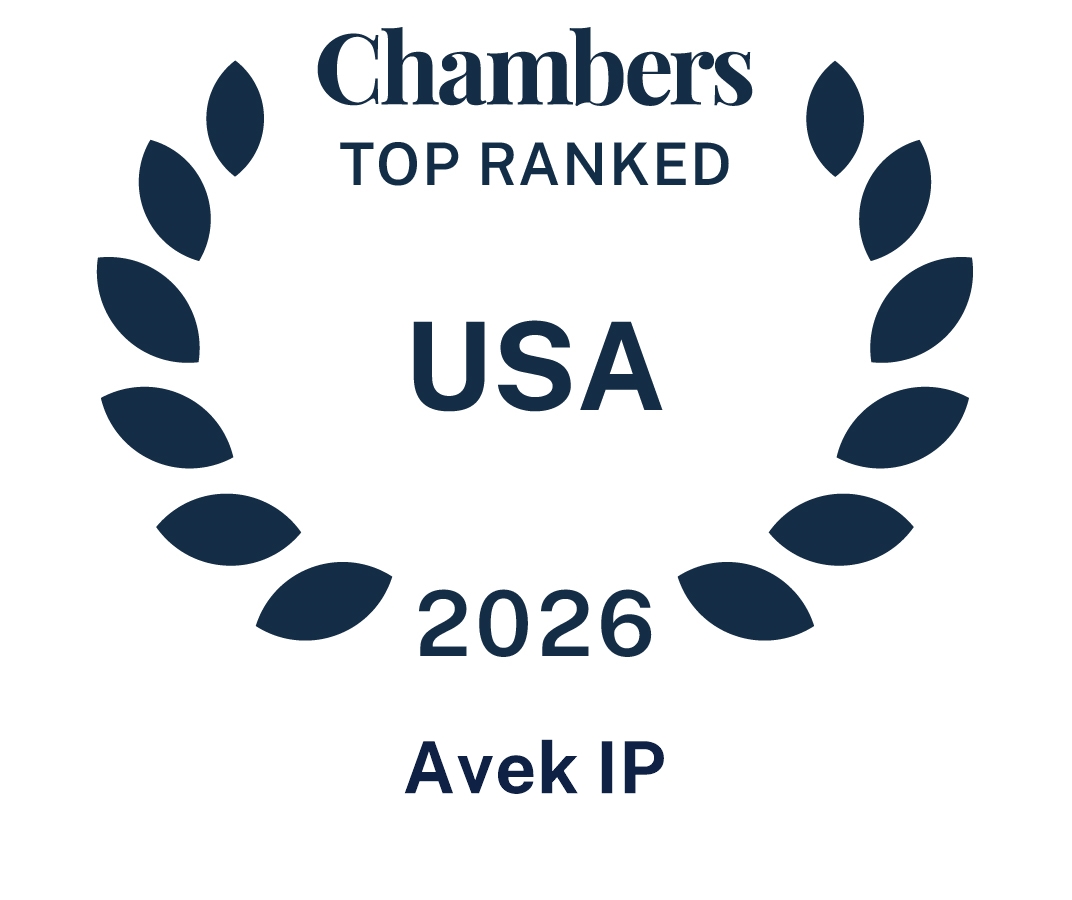 Avek IP, 2026 Chambers Top Ranked Firm